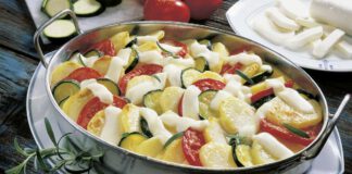 Kartoffel-Tomaten-Zucchini-Gratin