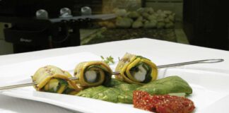 Gegrillte Zucchini-Wraps