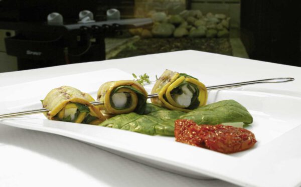 Gegrillte Zucchini-Wraps