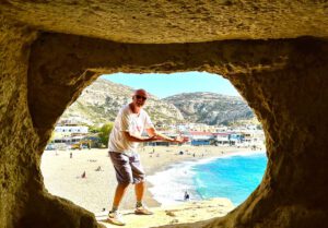 Reisebericht Matala Beach: Kreta, wo schon Zeus mit der Europa... Hippie, Festival, Griechenland, griech. Inseln