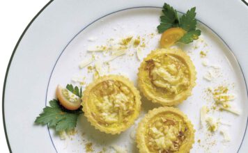 Gemüse-Quiches mit Apfel-Curry-Füllung