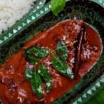 Rote-Bete und Yamswurzel Curry - Kurukuru Riha foto Kandima