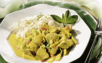 Lammragout mit Curry auf thailändische Art, foto: NZL New Zealand Lamb