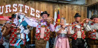 Oktoberfest mal anders: Bier und Brezel in USA, Foto New Craunfels