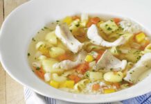 Österreichische klare Fischsuppe, WH, fotoavBuch